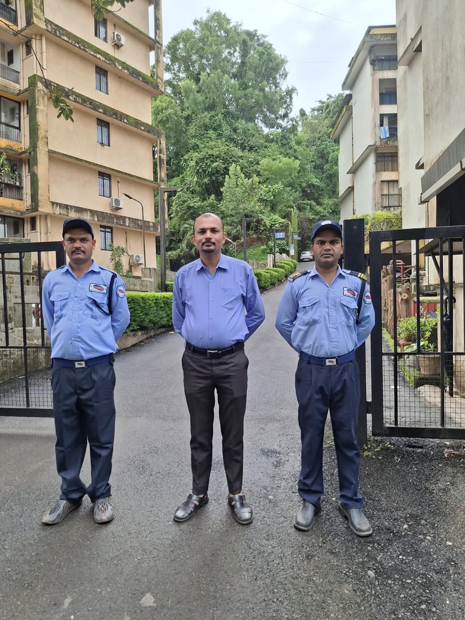 Professional housekeeping crew cleaning